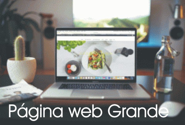 Página web grande